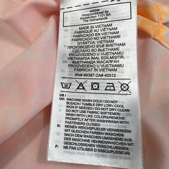 Adidas Printed Aeroready 1/4 Zip Golf Pullover Acid Orange Women’s Large - Picture 12 of 15